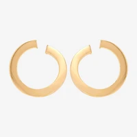 Made in Italy 10K Gold 21mm Stud Earrings