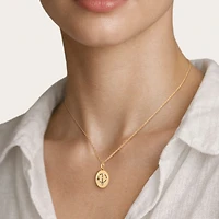 Harry Potter (F/Si2) Womens Diamond Accent Lab Grown White Diamond Accent 14K Gold Over Silver 16 Inch Pendant Necklace