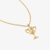 Harry Potter (F / Si2) Womens Diamond Accent Lab Grown White Diamond 14K Gold Over Silver 18 Inch Pendant Necklace