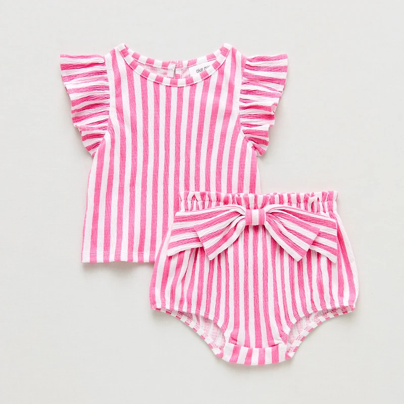 Okie Dokie Baby Girls 2-pc. Short Set