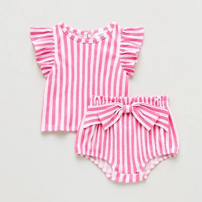 Okie Dokie Baby Girls 2-pc. Short Set