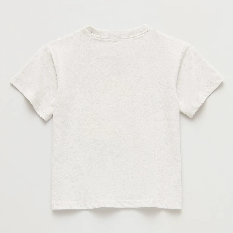 Okie Dokie Toddler & Little Girls Crew Neck Short Sleeve Relaxed Fit Graphic T-Shirt