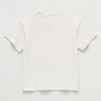 Okie Dokie Toddler & Little Girls Crew Neck Short Sleeve Relaxed Fit Graphic T-Shirt
