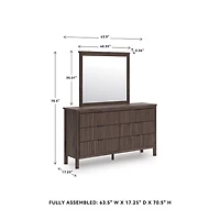Signature Design by Ashley Serena 6-Drawer Dresser and Mirror