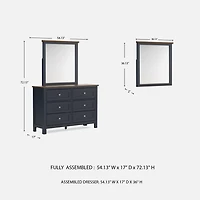 Signature Design by Ashley Lacey 6-Drawer Dresser and Mirror