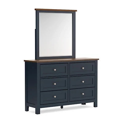 Signature Design by Ashley Lacey 6-Drawer Dresser and Mirror