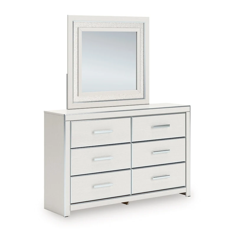 Signature Design by Ashley Rogers 6-Drawer Dresser and Mirror