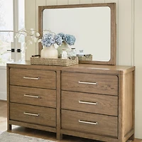 Signature Design by Ashley Cortez 6-Drawer Dresser and Mirror