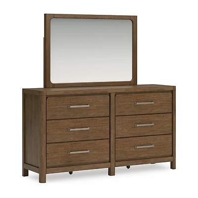 Signature Design by Ashley Cortez 6-Drawer Dresser and Mirror