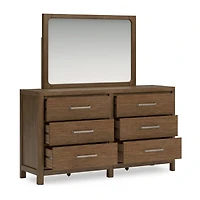 Signature Design by Ashley Cortez 6-Drawer Dresser and Mirror