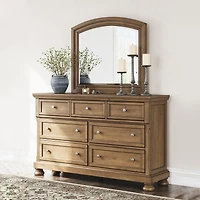 Signature Design by Ashley Grant 7-Drawer Dresser and Mirror