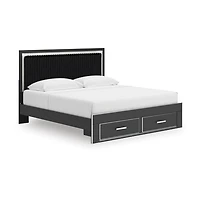 Signature Design by Ashley Birch Upholstered Panel Storage Bed