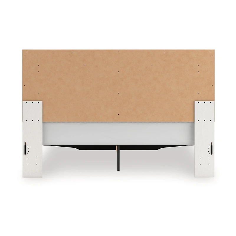 Signature Design by Ashley Rogers Upholstered Panel Platform Storage Bed