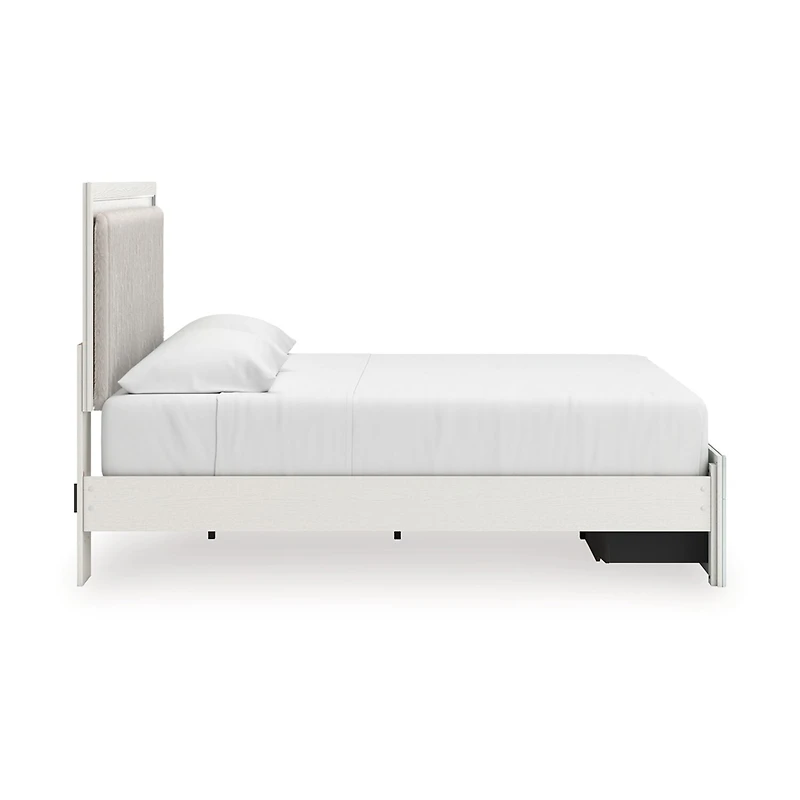 Signature Design by Ashley Rogers Upholstered Panel Platform Storage Bed