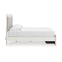 Signature Design by Ashley Rogers Upholstered Panel Platform Storage Bed