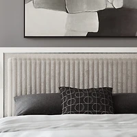 Signature Design by Ashley Rogers Upholstered Panel Platform Storage Bed