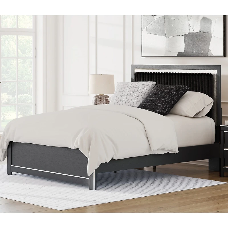 Signature Design by Ashley Birch Upholstered Platform Bed