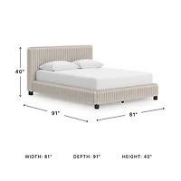 Signature Design by Ashley Rogers Upholstered Bed