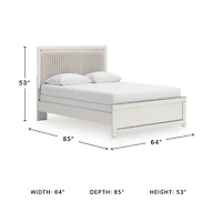 Signature Design by Ashley Rogers Upholstered Panel Bed