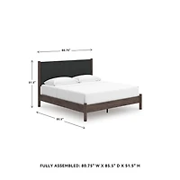 Signature Design by Ashley Serena Upholstered Panel Platform Bed
