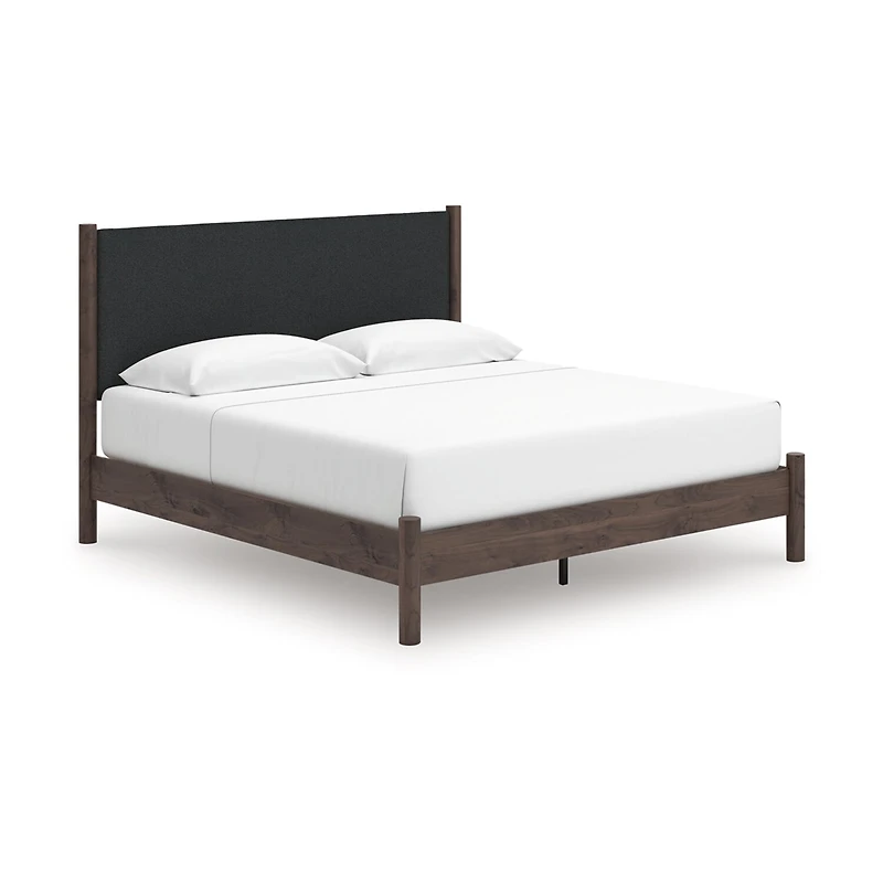 Signature Design by Ashley Serena Upholstered Panel Platform Bed