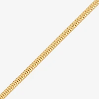 Made in Italy Womens 14K Gold Over Silver 18 Inch Snake Chain Necklace
