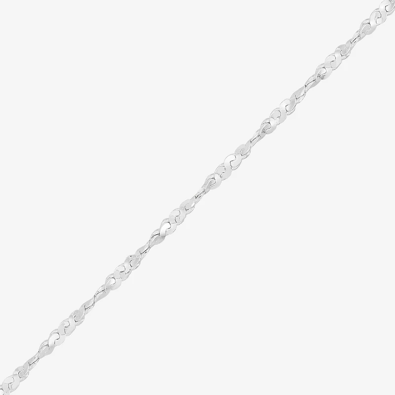 Womens Sterling Silver 20 Inch Chain Necklace