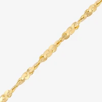 Made in Italy Womens 14K Gold Over Silver Inch Chain Necklace