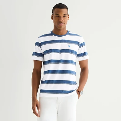 U.S. Polo Assn. Stretch Mens Crew Neck Short Sleeve T-Shirt