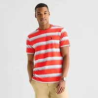 U.S. Polo Assn. Stretch Mens Crew Neck Short Sleeve T-Shirt