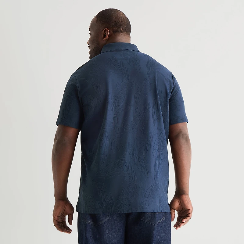 Shaquille O'Neal XLG™ Big and Tall Mens Regular Fit Short Sleeve Polo Shirt