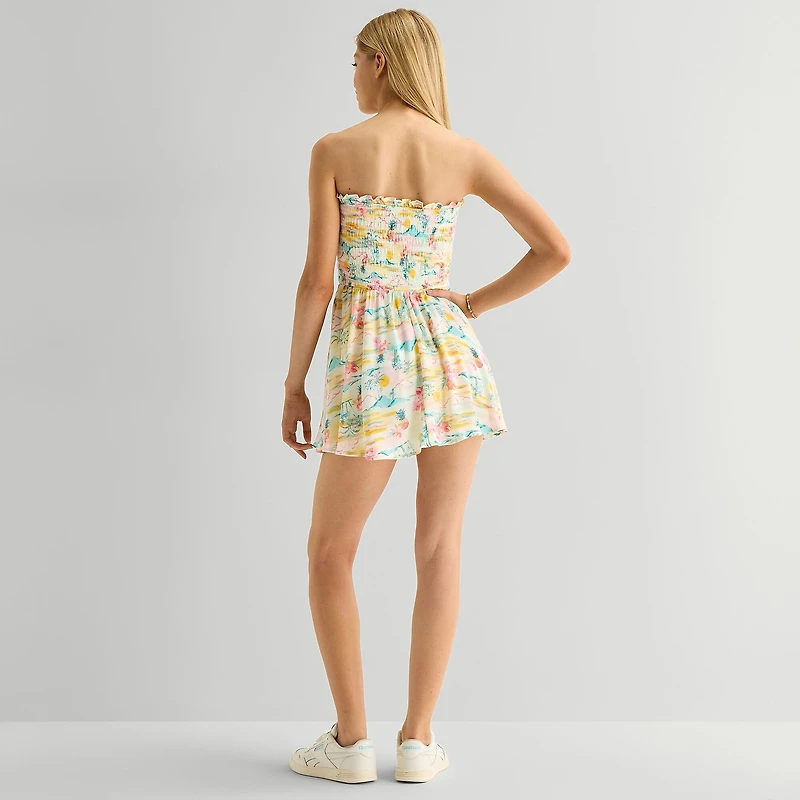 Arizona Womens Sleeveless Juniors Romper