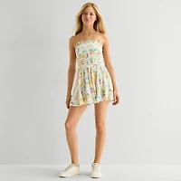 Arizona Womens Sleeveless Juniors Romper