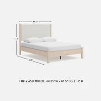 Signature Design by Ashley Canon Upholstered Panel Bed