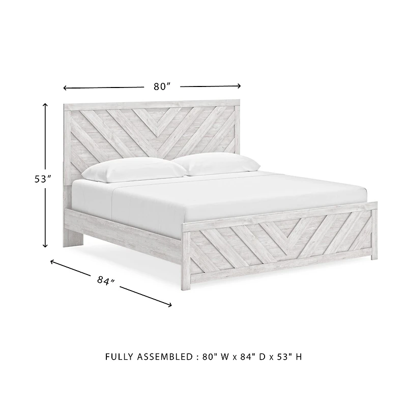 Signature Design by Ashley Chicksaw Panel Bed