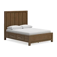 Signature Design by Ashley Cortez Panel Bed with 4 Storage Drawers