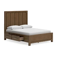 Signature Design by Ashley Cortez Panel Bed with 4 Storage Drawers