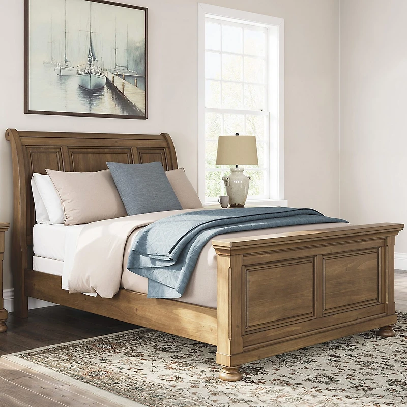 Signature Design by Ashley Grant Sleigh Bed