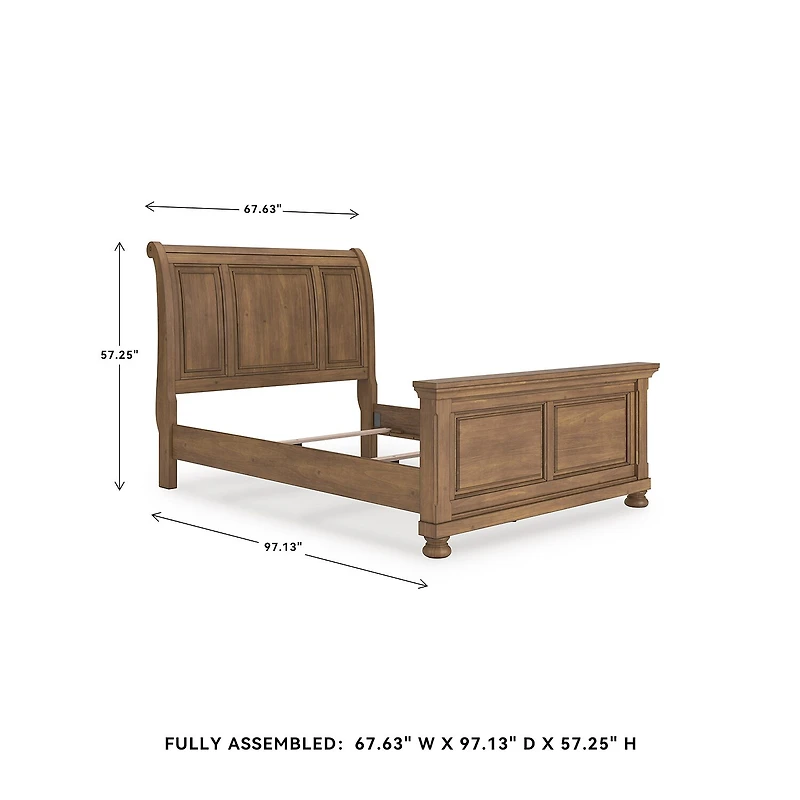 Signature Design by Ashley Grant Sleigh Bed