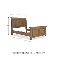 Signature Design by Ashley Grant Sleigh Bed