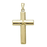 14K Yellow Gold Reversible Cross Charm