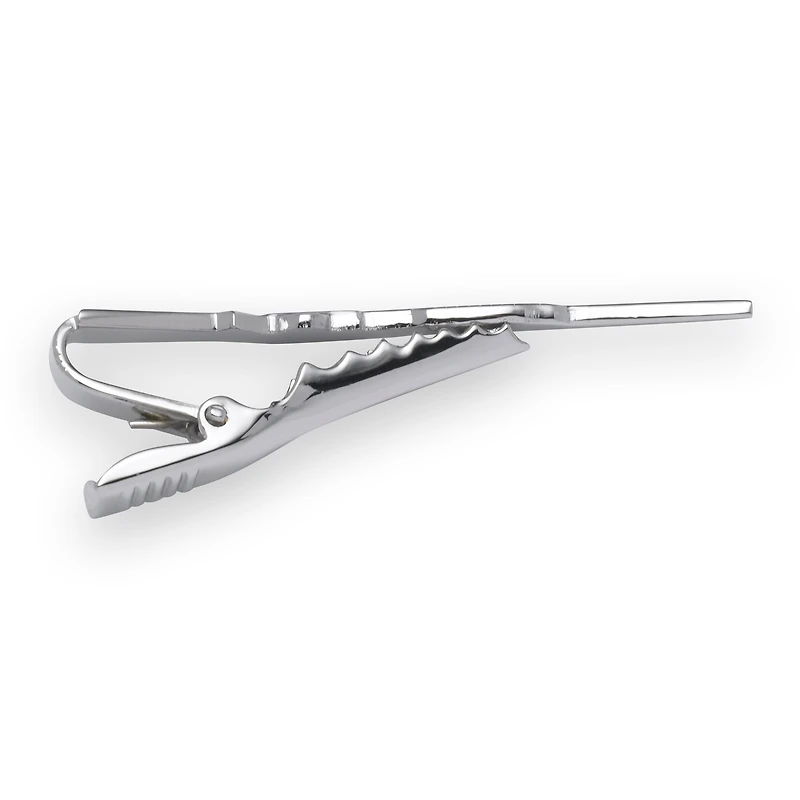 Rhodium-Plated Tie Bar
