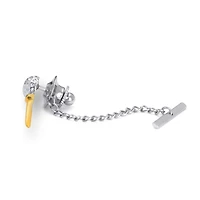 Golf Ball And Tee Tie Tack
