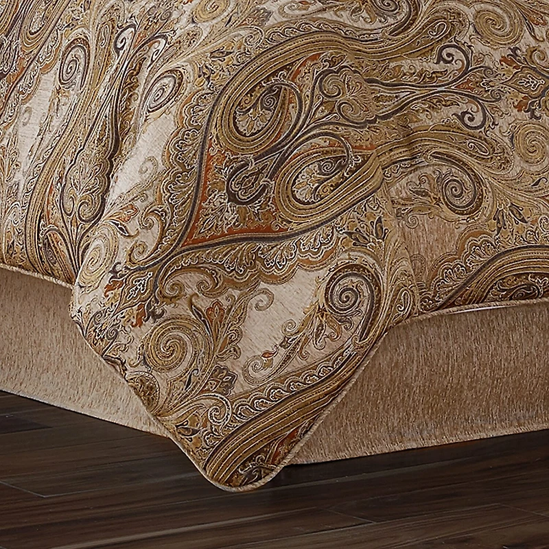 Queen Street Lakeview 4-pc. Jacquard Beige Comforter Set