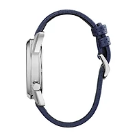 Citizen Avengers Marvel Spiderman Mens Blue Leather Strap Watch Aw1680-03w