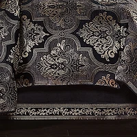 Queen Street Willow 4-Pc. Damask And Scroll Heavyweight Comforter Set