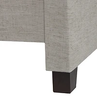 Theron Upholstered Bed w/nail-head trim
