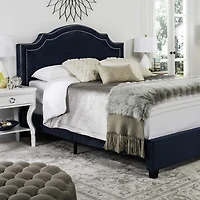 Theron Velvet Upholstered Bed