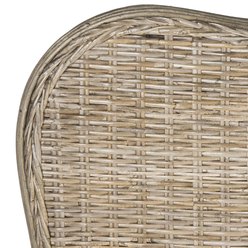Imelda Upholstered Rattan Headboard