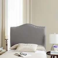 Jeneve Upholstered Headboard w/nail-head trim